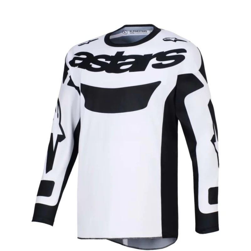 Alpinestars RACER RIWAY Motocross Enduro Jersey White Black Prezzo Basso