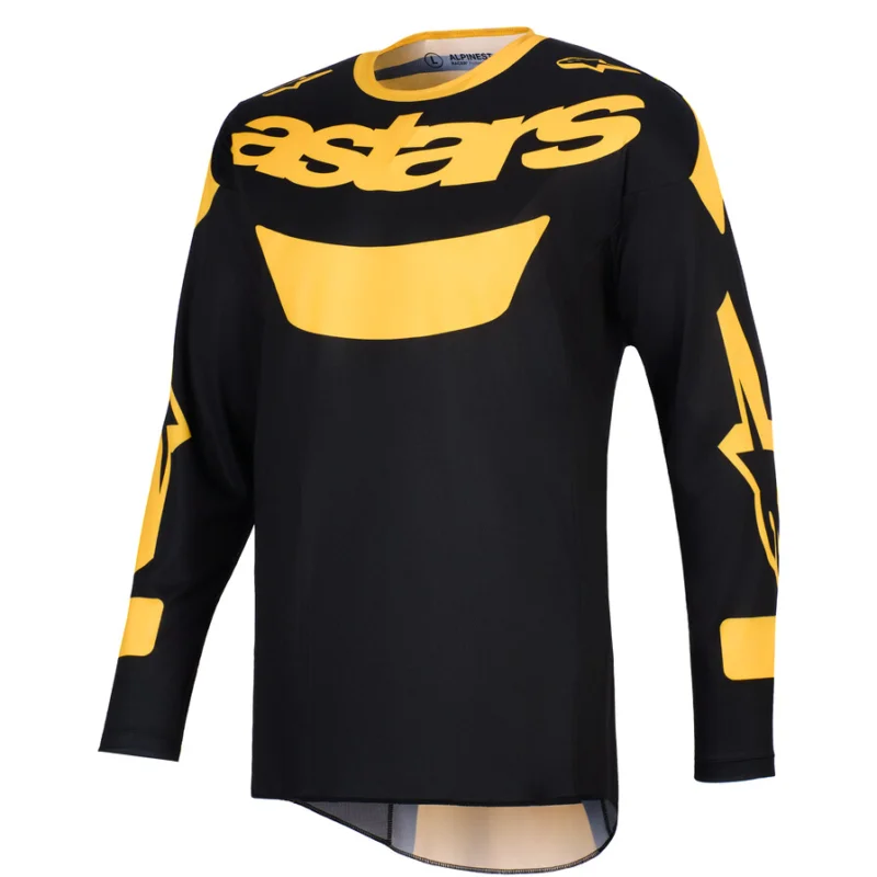 Novità Alpinestars RACER RIWAY Motocross Enduro Jersey Yellow Black
