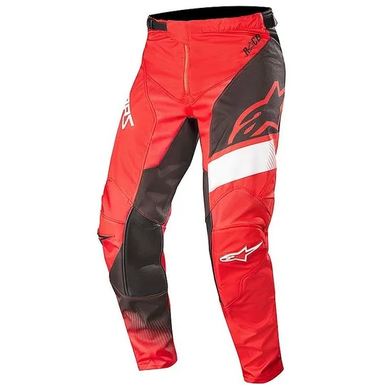 Alpinestars RACE SUPERMATIC Pants Cross Enduro Pants Red Black White Soddisfatti O Rimborsati