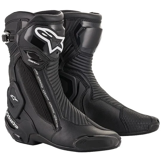 Alpinestars Racing Motorcycle Boots SMX PLUS v2 Black Prezzo Conveniente