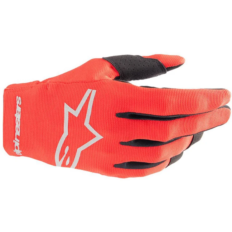 Alpinestars RADAR Marte Red Silver Motorcycle Cross Enduro Gloves Saldi