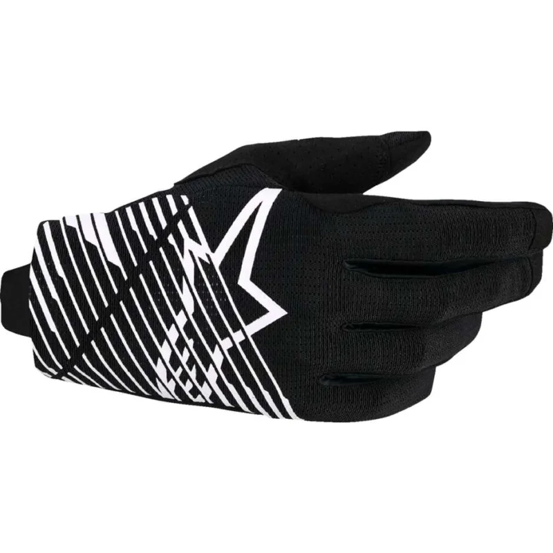 Popolare Alpinestars RADAR PRO Cross Enduro Motorcycle Gloves Black White