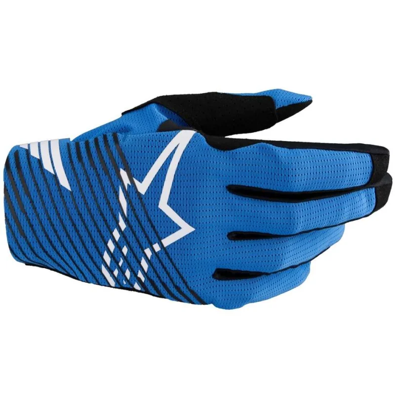 Alpinestars RADAR PRO Cross Enduro Motorcycle Gloves Blue Spedizione Espresso