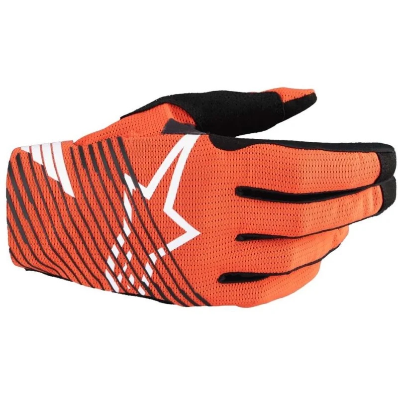 Alpinestars RADAR PRO Hot Orange Cross Enduro Motorcycle Gloves Promo Stagionale