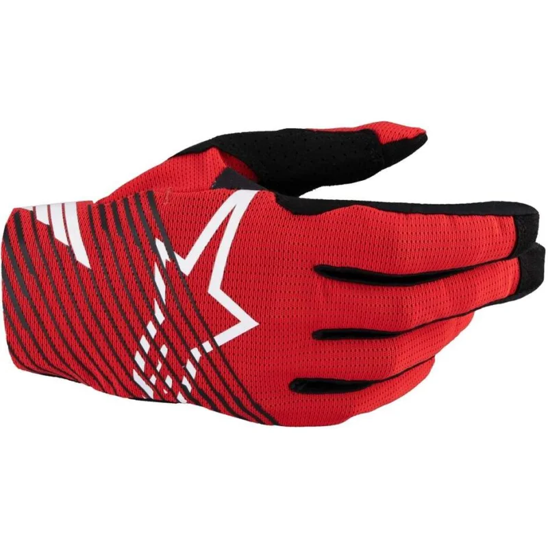 Alpinestars RADAR PRO Motocross Enduro Gloves Bright Red Pagamento Sicuro