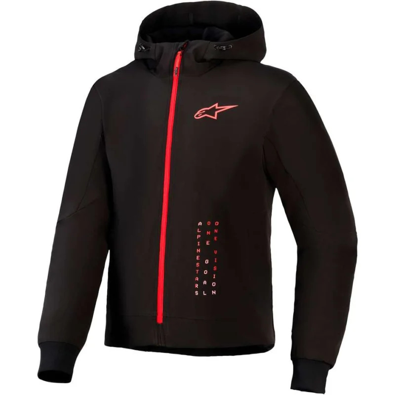 Ultime Pezzi Alpinestars RADIUM TECH Casual Sweatshirt Black Bright Red