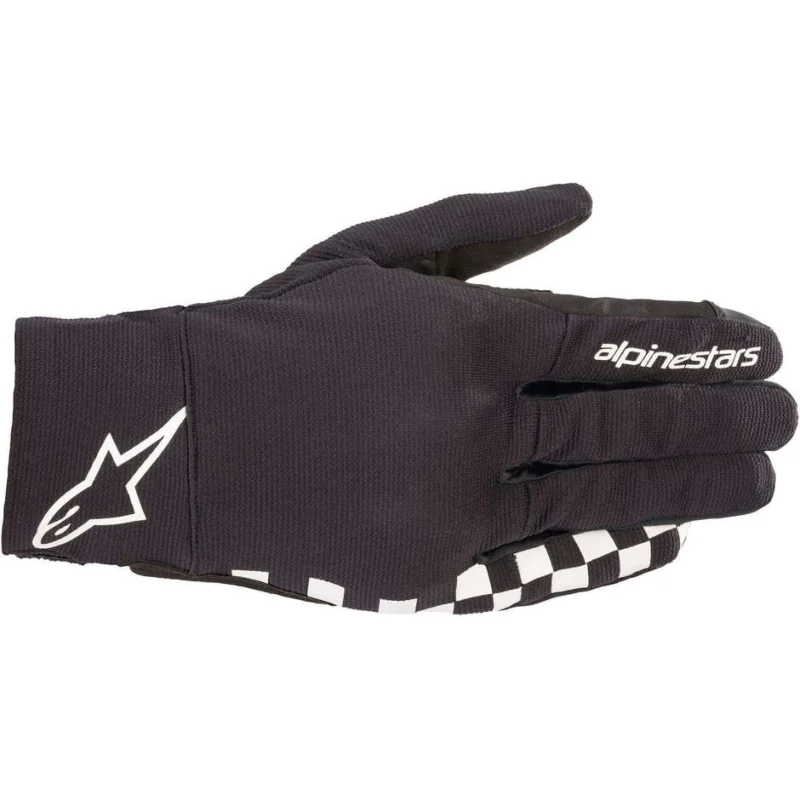 Alpinestars REEF Motorcycle Gloves Black White Occasione Imperdibile