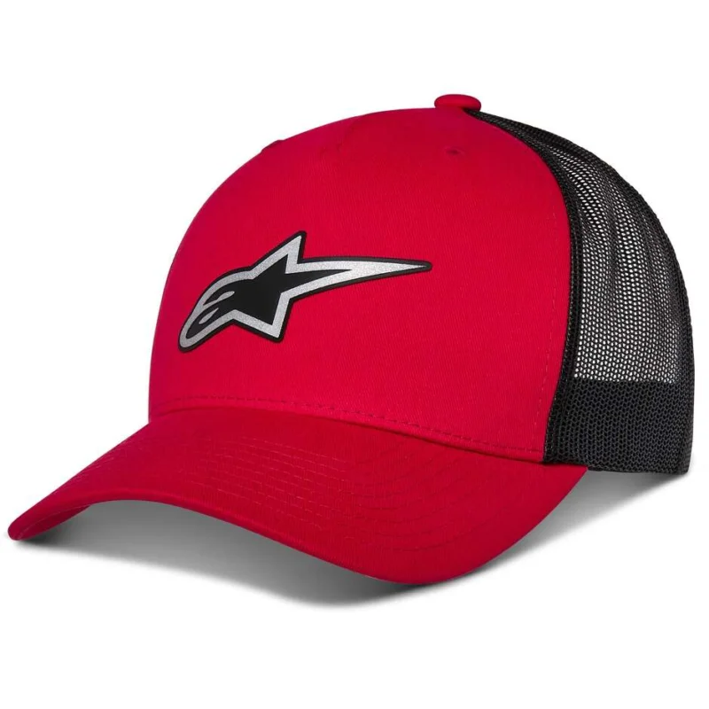 Alpinestars REFLECT AGELESS TRUCKER Cap Red/Black Prezzo Conveniente