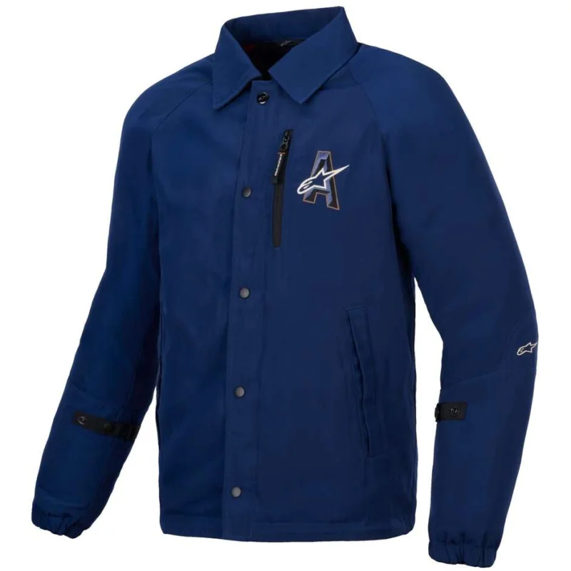 Spedizione Espresso Alpinestars REVVED WR Fabric Motorcycle Jacket Blue