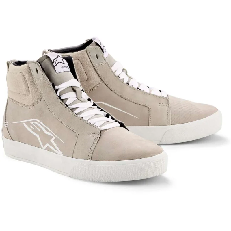 Alpinestars RIDE-63 LEATHER Motorcycle Shoes, Wild White Prezzo Scontato