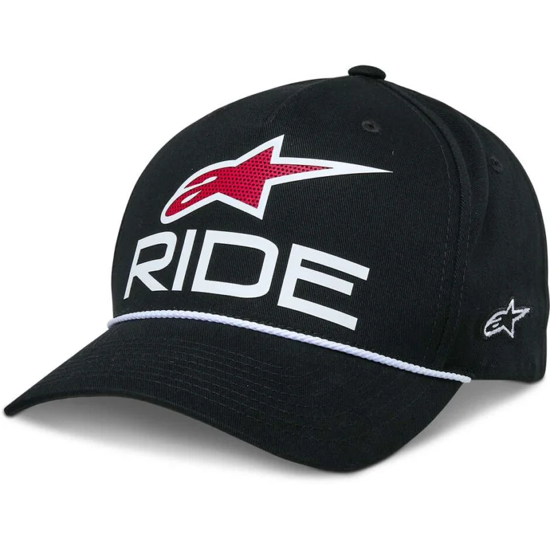 Alpinestars RIDE COMP SNAPBACK Cap Black/White/Red Offerta Speciale