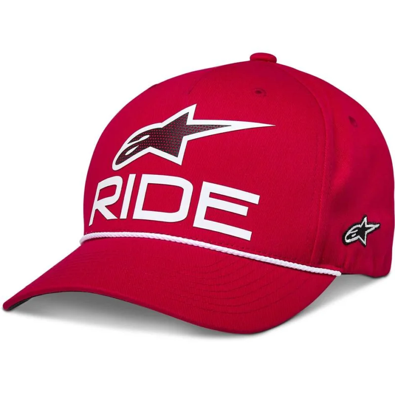 Più Venduto Alpinestars RIDE COMP SNAPBACK Cap Red/White/Black
