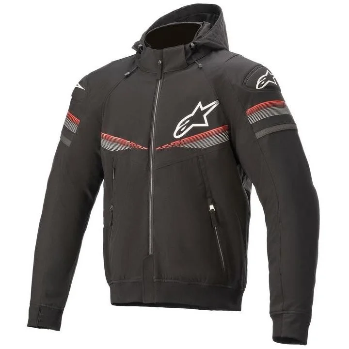 Alpinestars SEKTOR V2 TECH Motorcycle Jacket Black Red Spedizione Gratuita