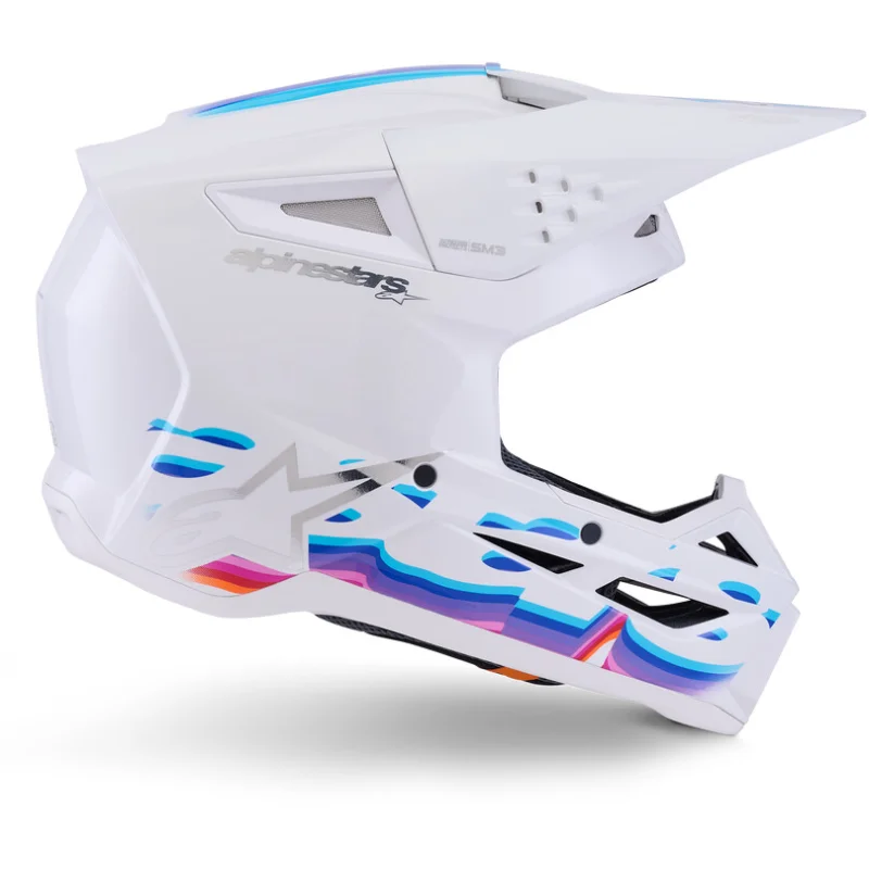 Offerta Del Giorno Alpinestars SM3 Force Youth Motocross Enduro Helmet ECE06 Gloss White
