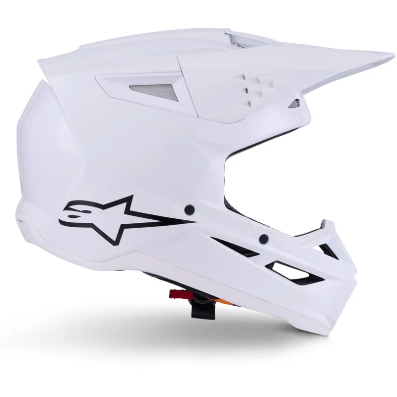 Alpinestars SM3 Solid ECE06 Motocross Enduro Helmet Gloss White Compra Oggi Stesso