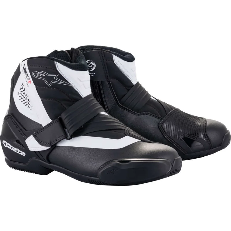 Spedizione Gratuita Alpinestars SMX-1 R V2 Technical Motorcycle Shoes Black White