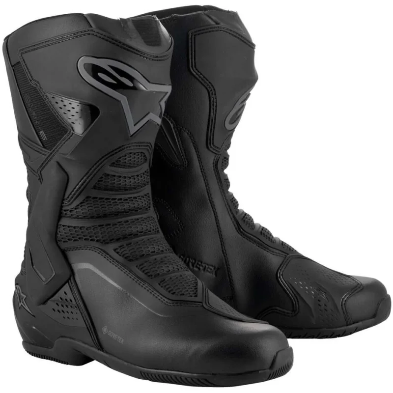 Alpinestars SMX-6 V3 GORE-TEX Motorcycle Boots Dark Black Grey Spedizione Espresso