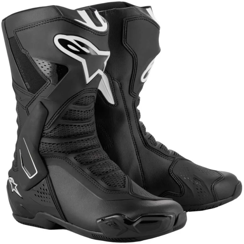 Economico Alpinestars SMX-6 V3 Motorcycle Boots Black White