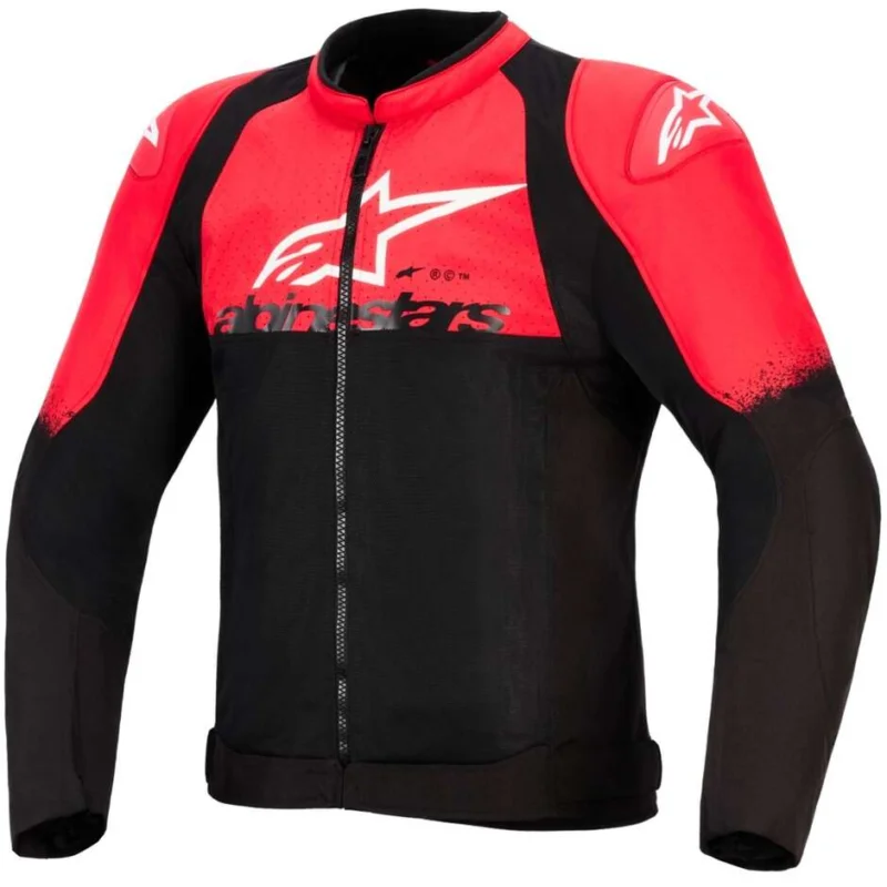 Super Prezzo Alpinestars SMX AIR Motorcycle Jacket Bright Red Black