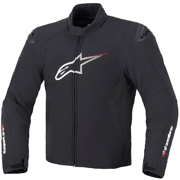Esclusivo Alpinestars SMX WATERPROOF Softshell Motorcycle Jacket Black White