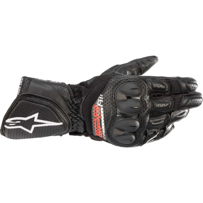 Alpinestars SP-8 V3 AIR Summer Leather Gloves Black Spedizione Espresso