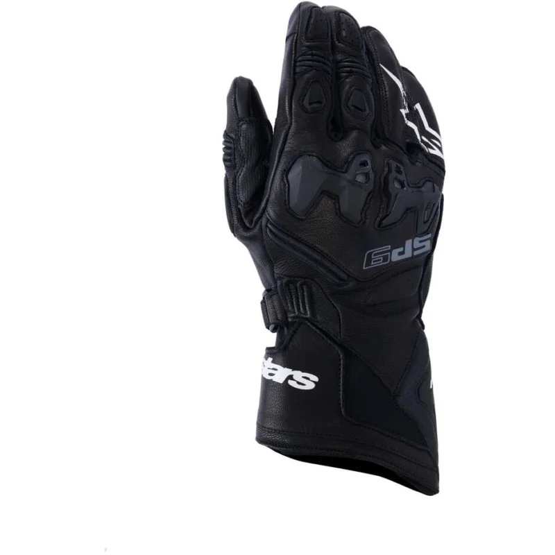 Alpinestars SP-9 Motorcycle Gloves Black White A Buon Prezzo