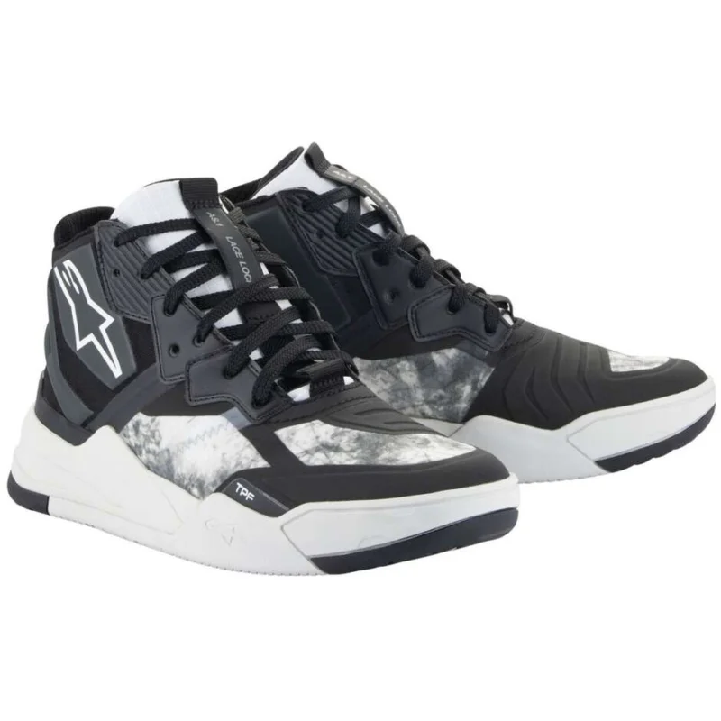 Alpinestars SPEEDFLIGHT Motorcycle Sports Shoes White Gray Black Prezzo Conveniente