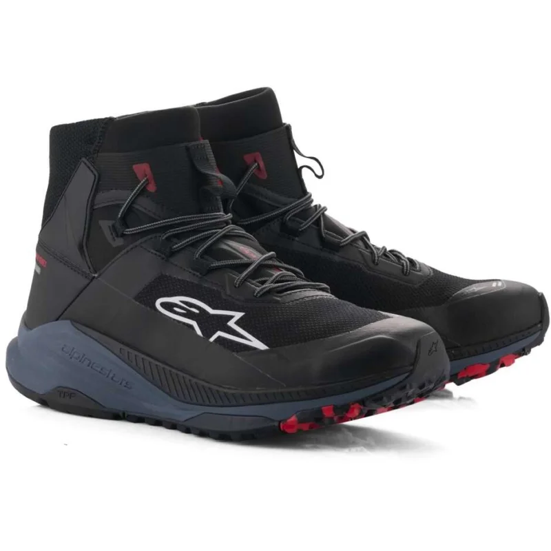 Prezzo Conveniente Alpinestars SPEEDFORCE XR Motorcycle Shoes Black Red Grey