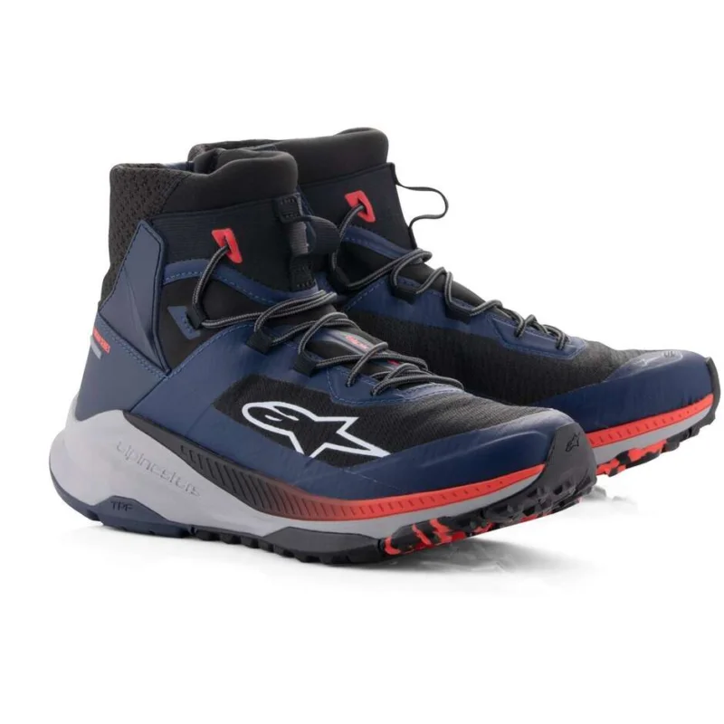 Alpinestars SPEEDFORCE XR Motorcycle Shoes Blue Black Red Fluorescent Grey Direttamente Dal Produttore