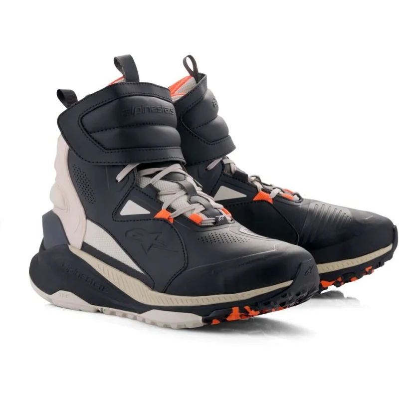Alpinestars SPEEDSTREET Motorcycle Shoes Black Almond HOT Orange Nuovo Arrivo