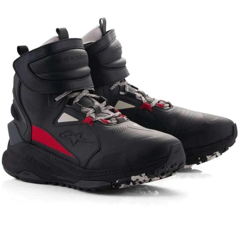 Alpinestars SPEEDSTREET Motorcycle Shoes Black Bright Red Compra Oggi Stesso