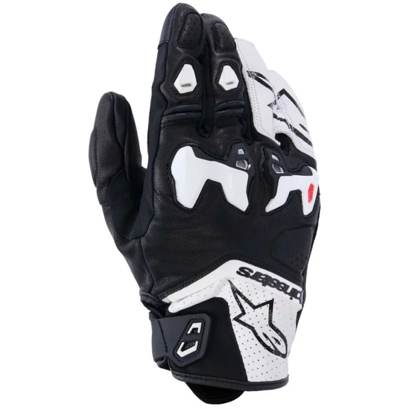 Promozione Alpinestars SP-R TECH Motorcycle Gloves Black White