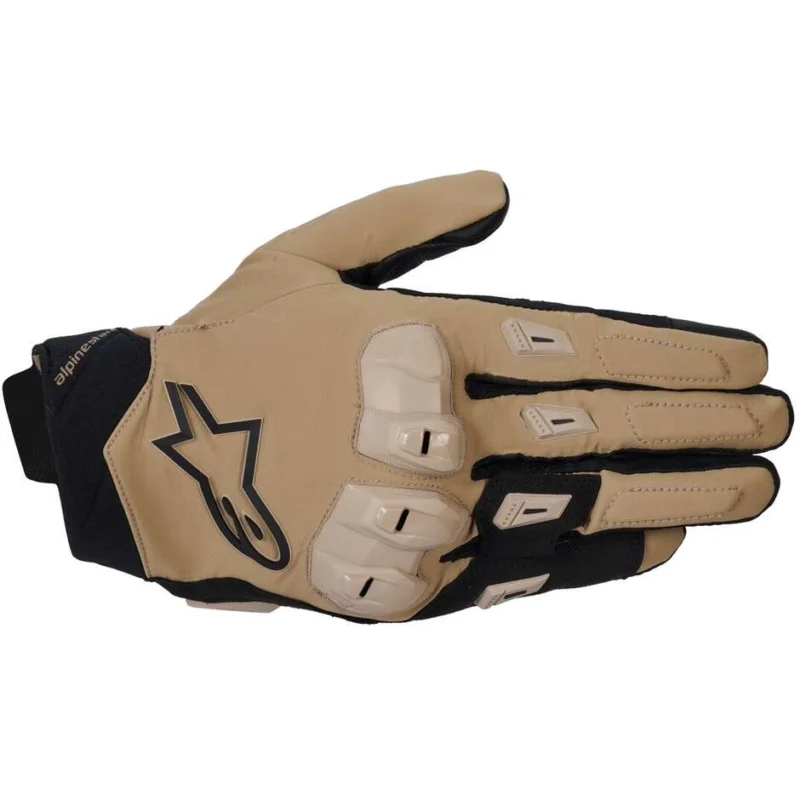 Offerta Alpinestars SP X 3 Leather Motorcycle Gloves Dark Khaki Brown Black