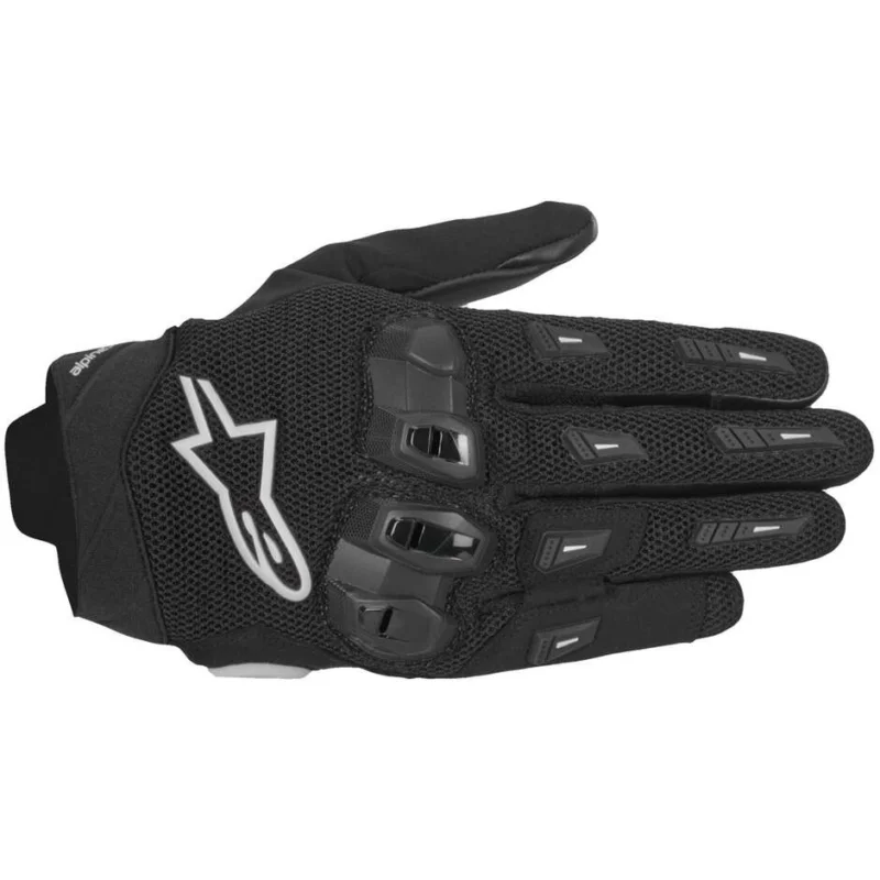 Alpinestars SP X 5 AIR Leather Motorcycle Gloves Black White Prezzo Basso