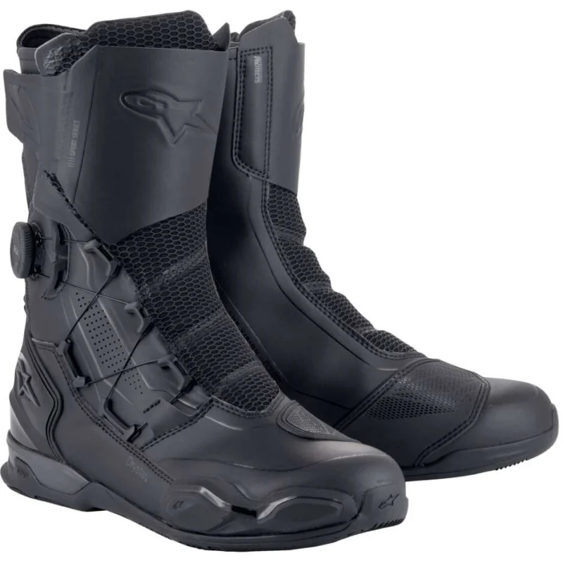 Alpinestars SP-X BOA DRYSTAR Motorcycle Boots Black Dark Grey Promo Stagionale