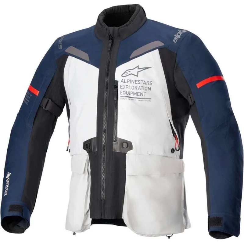Alpinestars ST-7 2L GORE-TEX Motorcycle Jacket Black Blue Ice Grey Offerta