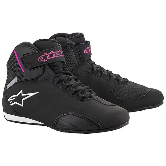 Prezzo Di Fabbrica Alpinestars Star Motorcycle Shoes Woman SEKTOR Stella Black Fuchsia