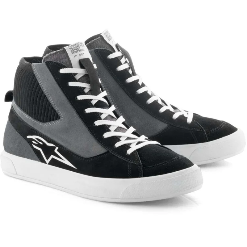 Promozione Esclusiva Alpinestars STATED Motorcycle Shoes Black Grey White