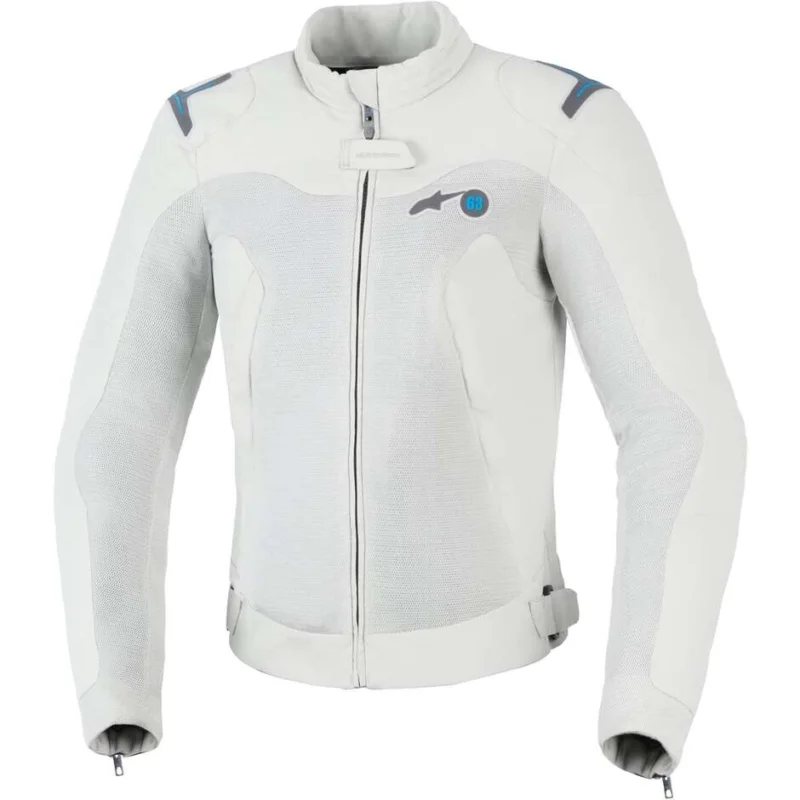 Economico Alpinestars STELLA CIRCAL-1 AIR Metal Women's Summer Motorcycle Jacket, Grey/Blue