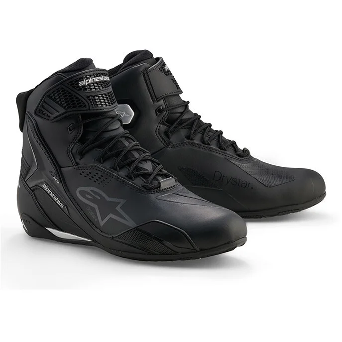 Alpinestars Stella FASTER-4 Drystar Motorcycle Shoes Black Più Venduto