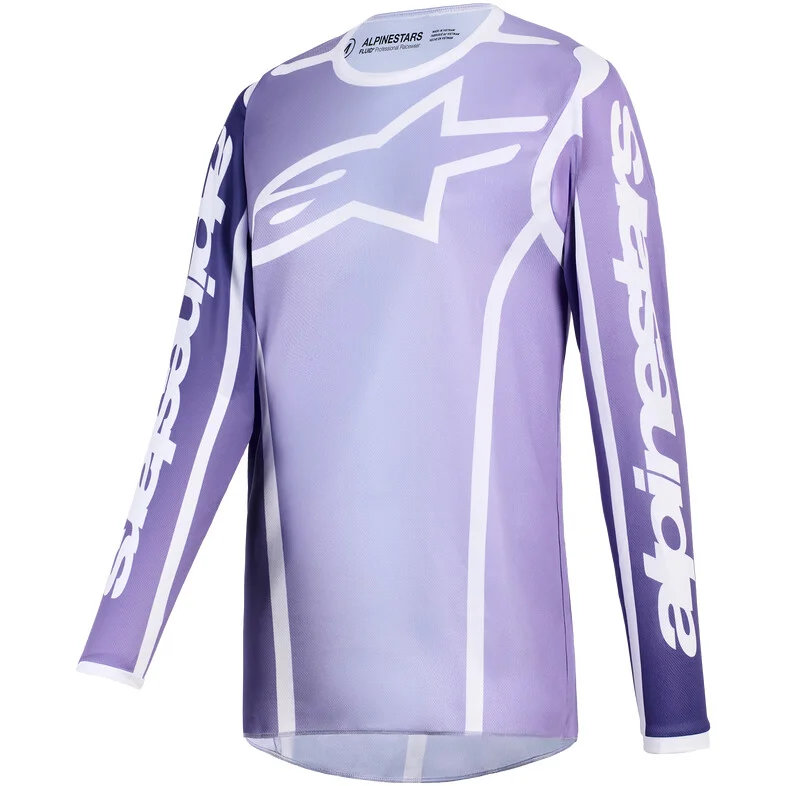 Nuova Collezione Alpinestars STELLA FLUID APEX Women's Cross Enduro Jersey White Purple