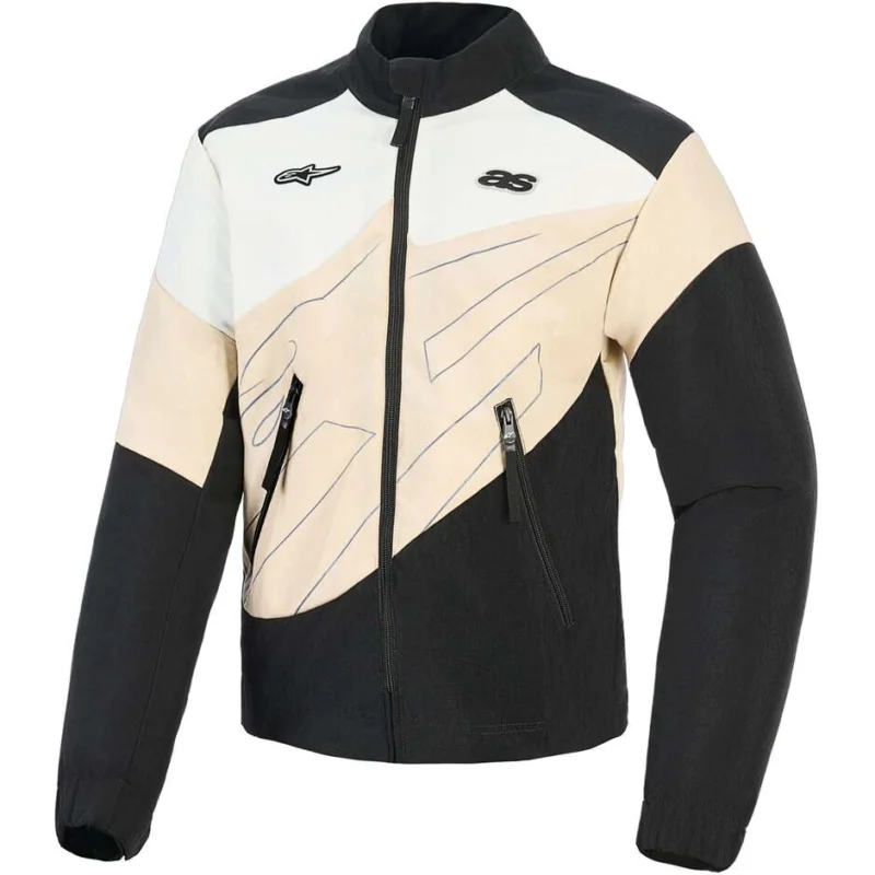 Occasione Alpinestars STELLA MOSHELL Women's Motorcycle Jacket Sand Black Off-White