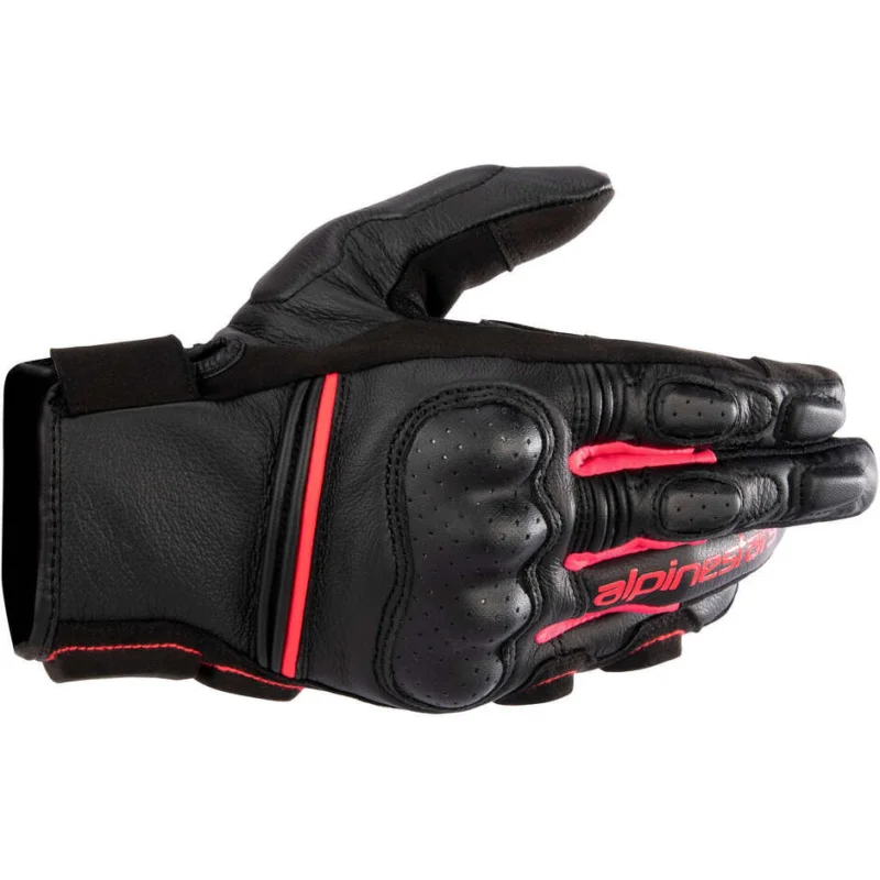Alpinestars STELLA PHENOM Women's Motorcycle Gloves Black Diva Pink Nuovo Arrivo