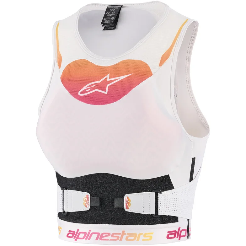 Alpinestars STELLA PLASMA Women's Cross Enduro Chest Protector, Light Lilac, Gradient White Professionale