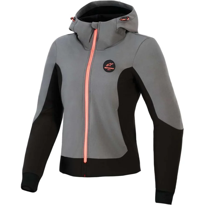 Alpinestars STELLA RADIUM TECH Sweatshirt Deep Grey Black Prezzo Scontato