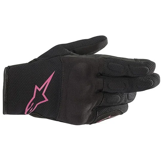 Alpinestars Stella S MAX Women's Drystar Motorcycle Gloves Black Fuchsia Miglior Prezzo