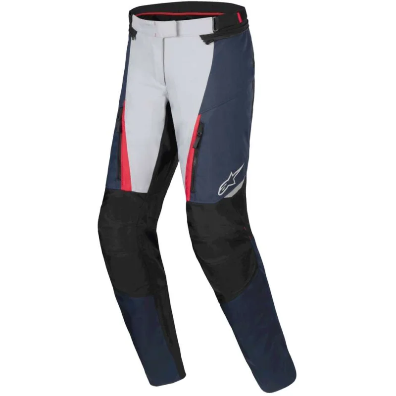 Alpinestars STELLA ST-1 WATERPROOF Women's Fabric Motorcycle Pants Dark Blue Black Bright Red Professionale