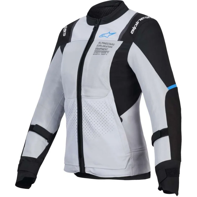 Popolare Alpinestars STELLA ST-2 AIR Women's Summer Motorcycle Jacket Ice Grey Black