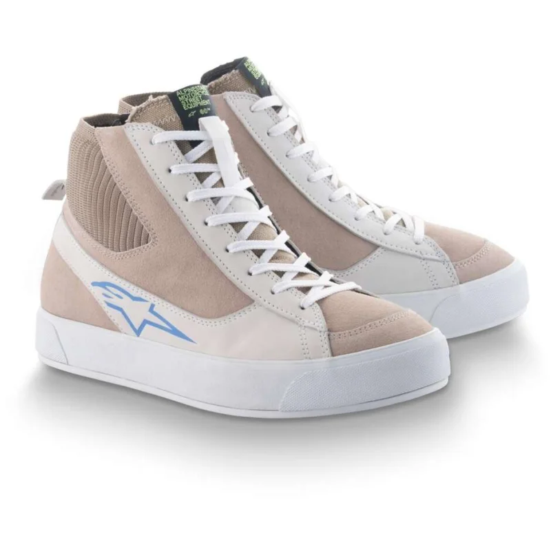 Alpinestars STELLA STATED PODIUM Women's Motorcycle Shoes Light White Grey Offerta Lampo