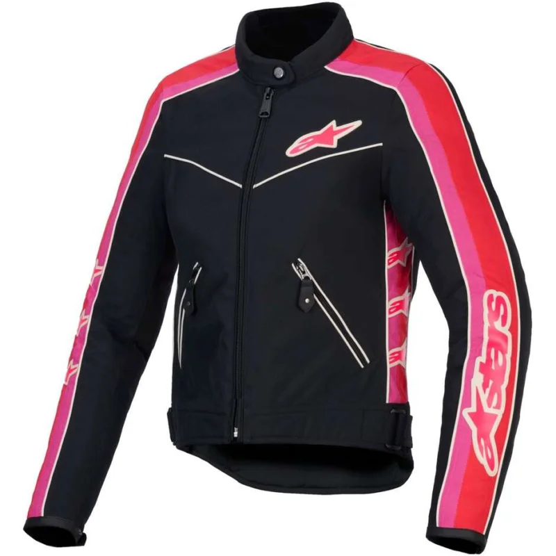 Alpinestars STELLA T-DYNO WR Women's Fabric Motorcycle Jacket Black Bright Red Fuchsia Ordina Subito